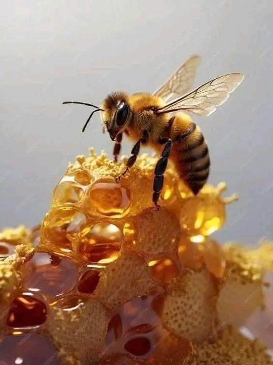 Moisturizing Honey Soap with Honeycomb Bee Design for Dry Skin | Exfoliating | Antibacterial | Scar Fading | Soothing | Natural & Cruelty-Fr