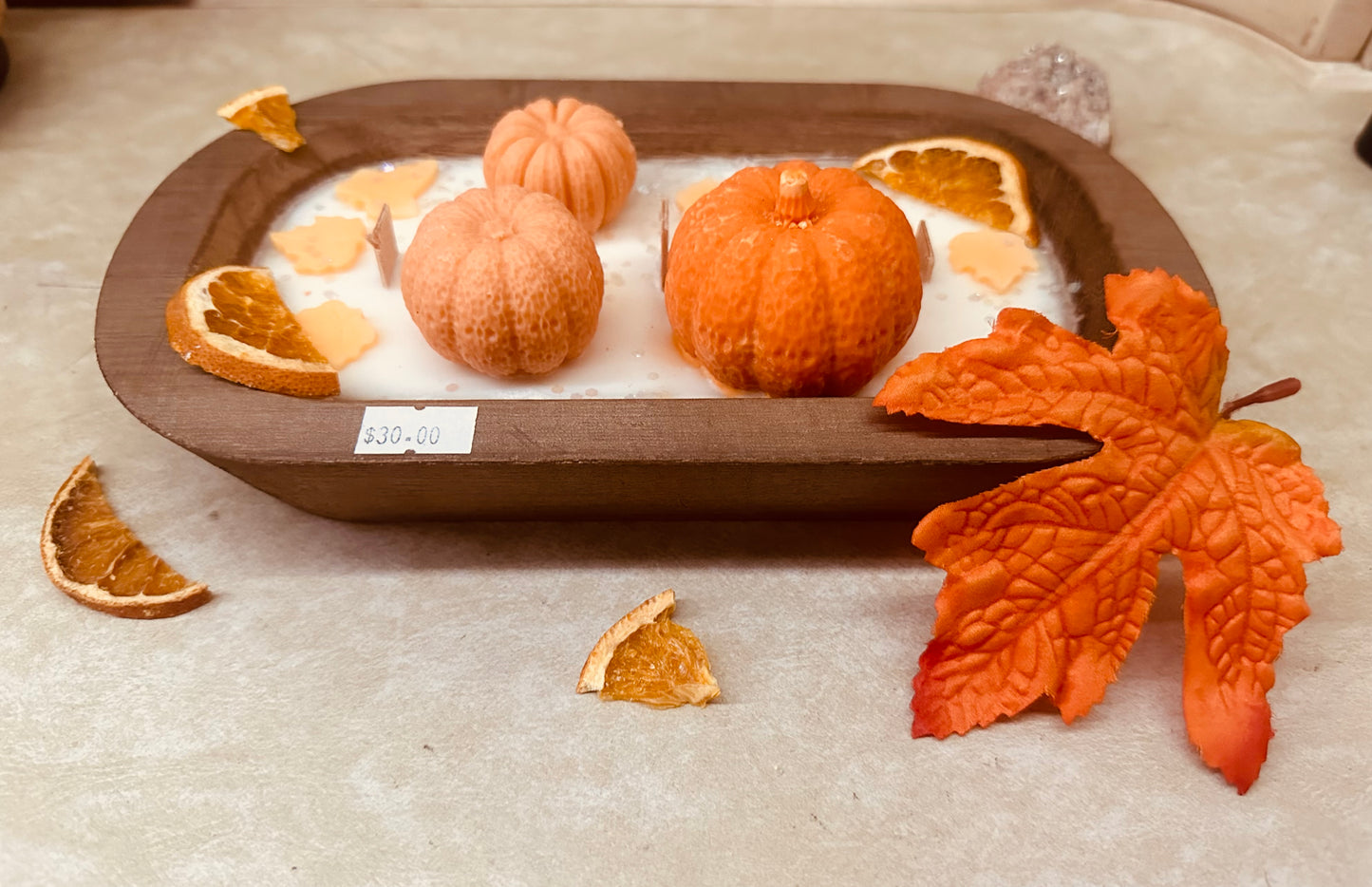 Pumpkin Spice Candle – Fall Scented Candle with Organic Coconut & Soy Wax | Cozy Autumn Home Décor