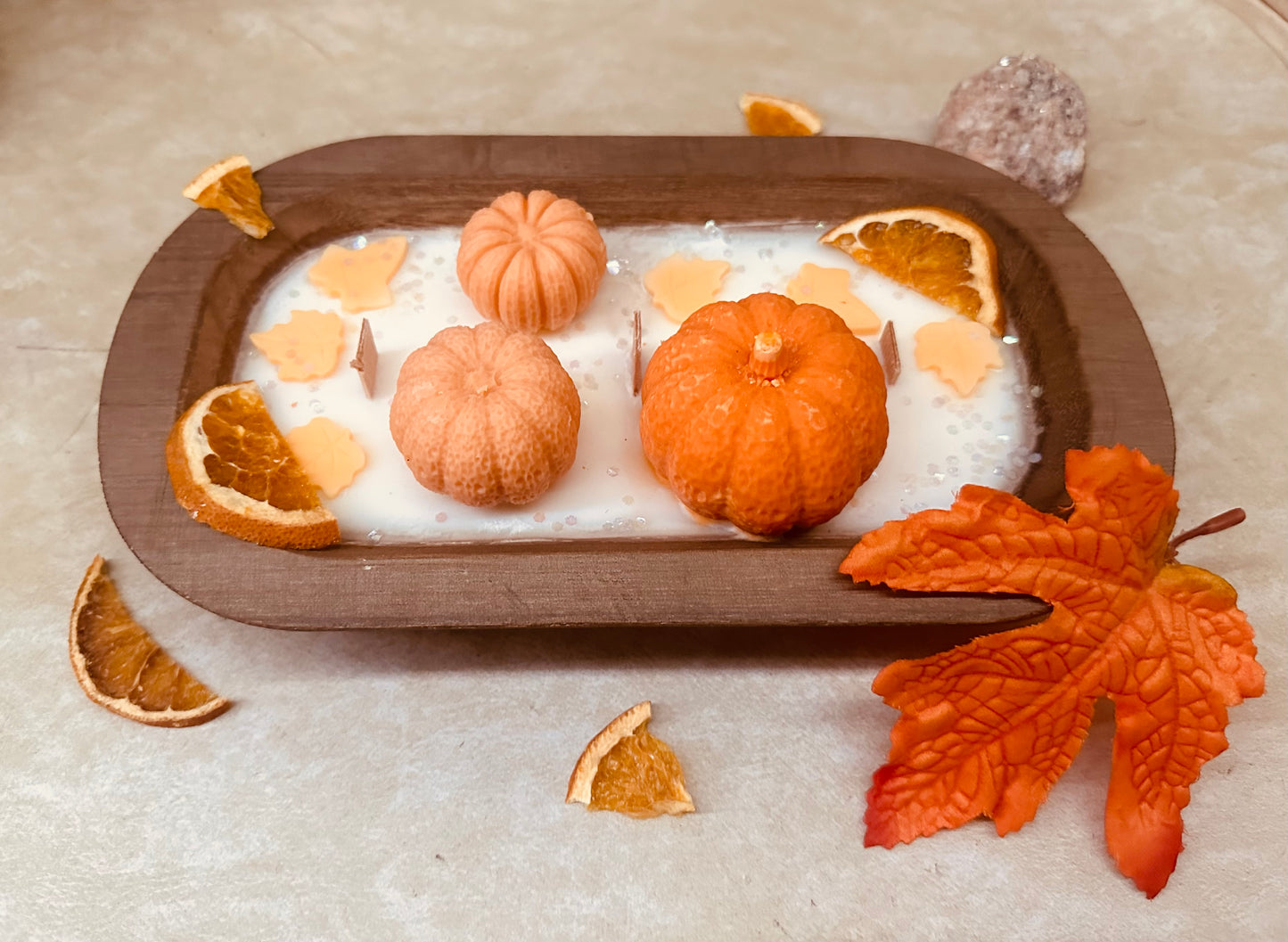 Pumpkin Spice Candle – Fall Scented Candle with Organic Coconut & Soy Wax | Cozy Autumn Home Décor