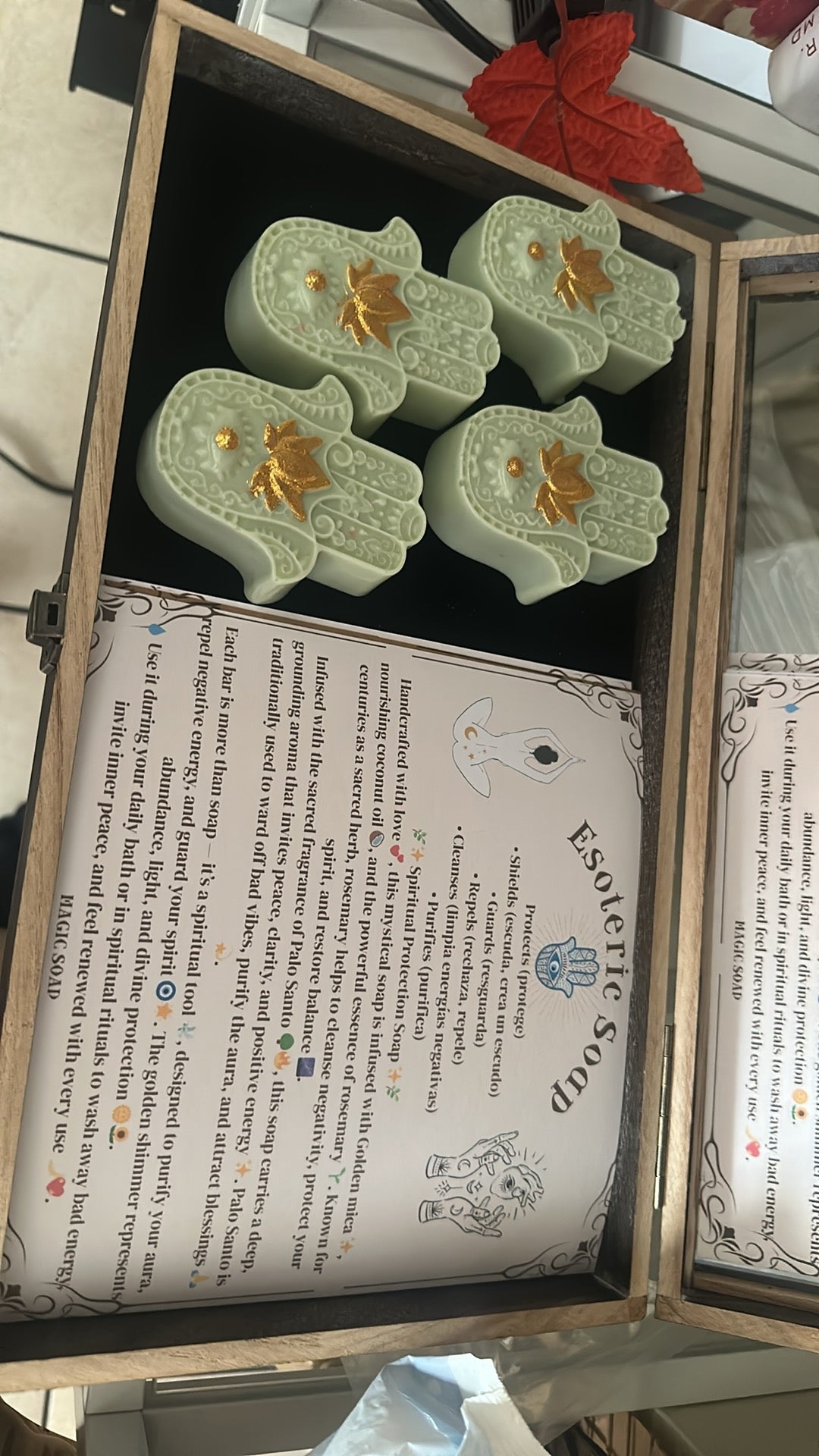 Spiritual Protection Soap with Rosemary & Palo Santo – Cleansing, Purifying, Handmade Natural Soap