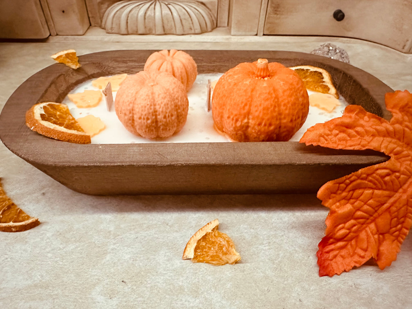 Pumpkin Spice Candle – Fall Scented Candle with Organic Coconut & Soy Wax | Cozy Autumn Home Décor