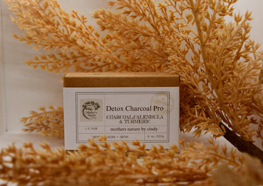 Activated Charcoal Soap with Calendula & Turmeric | Exfoliating, Detox, Antibacterial, Moisturizing & Natural Skincare