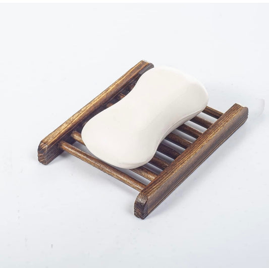 Home Bamboo Wood Soap Holder, Bathroom Wooden Soap Case, Hand Craft Bathtub Shower Dish Accessories