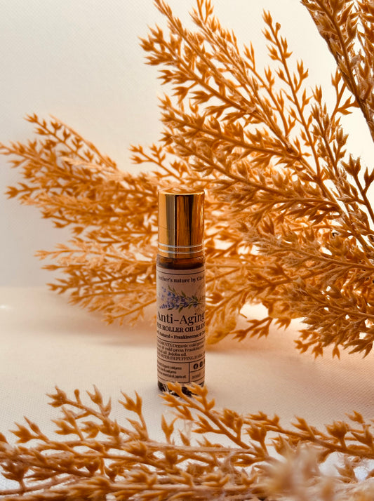 Glow Naturally | The most Moisturizing Under Eye Care | 100% Doterra Frankincense Pure essential oil | With Essential Oils | Free of Dyes,Fragrance - Hand made Natural & Cruelty-Free with organic Jojoba oil and órganic castor oil ( Amber Glass Roller )