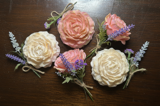 Scented flower soap