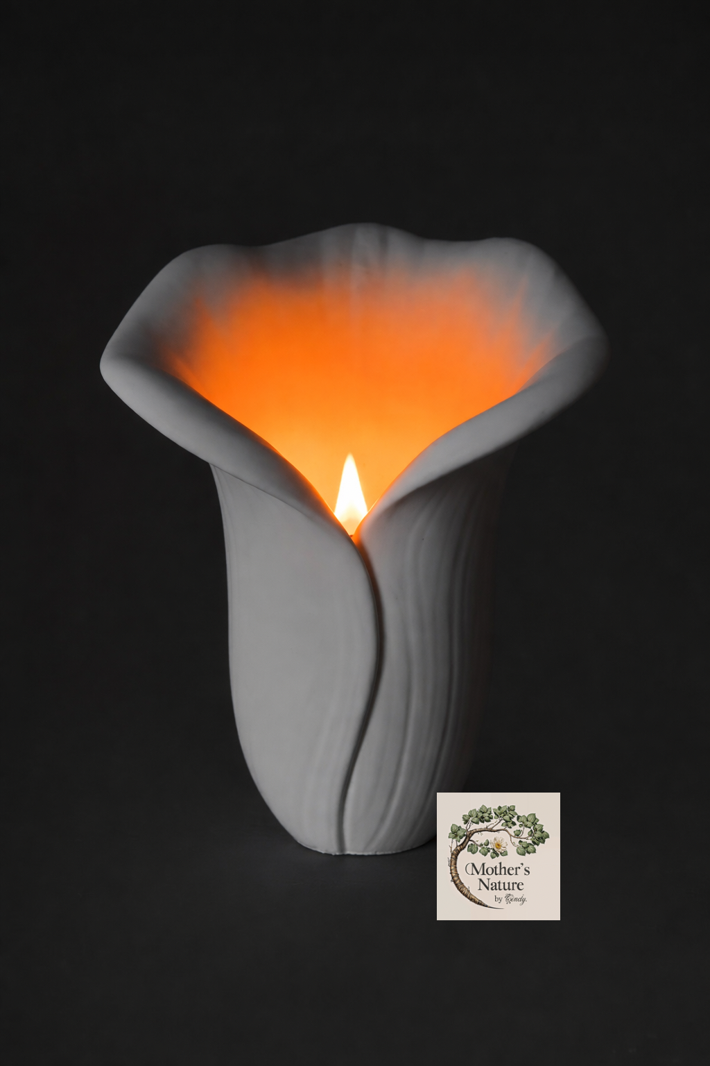 Alcatraz Candle with 100% Beewax candle hand made