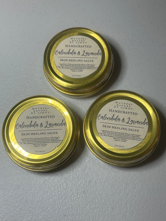 Caléndula & Lavender Salve ointment Treatment for skin.