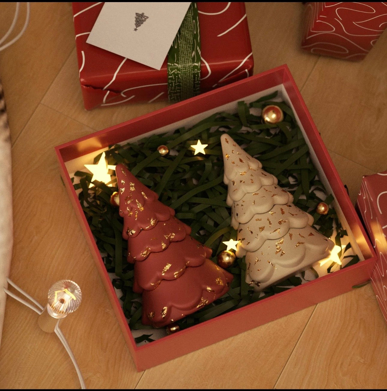 Cristhmas Pine Candle