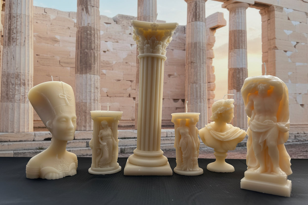 👑 Candle soy wax Nefertiti