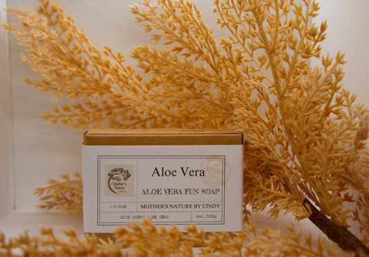 Moisturizing Aloe Vera  Soap with Patchouli Essential Oil Bee  for Dry Skin | Exfoliating | Antibacterial | Scar Fading | Soothing | Natural & Cruelty-Free